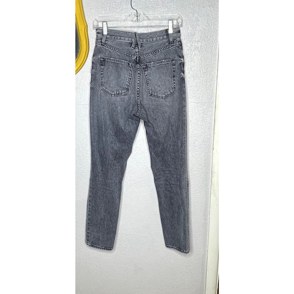 SLVRLAKE Beatnik Ultra High Rise Slim Rigid 90’s Mom Jean in Moonlight Size 27 - Picture 5 of 10